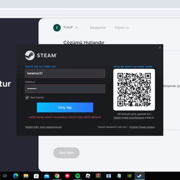 Steam Hesabıma Giremiyorum Şifre Yanlış Uyarısı