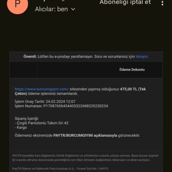 24 Şubat'tan Bu Yana Bir Elbise Siparişi Verdik!