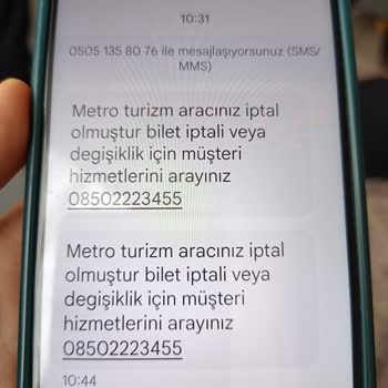 Metro Turizm Keyfe Keder Bilet İptali