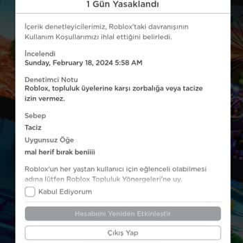 ROBLOX Lütfen Yardım Edin
