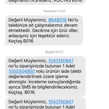 Koçtaş Kendi Hatasını Müşteriye Kesiyor