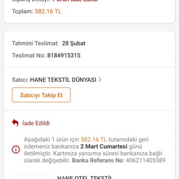 Trendyol Ve Hane Tekstil Dünyası Açıkça Hakkımı Yemektedir.