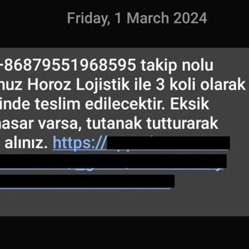 Horoz Lojistik Kargonun Dağıtıma Çıktığı Bildirilip İptal Giriliyor