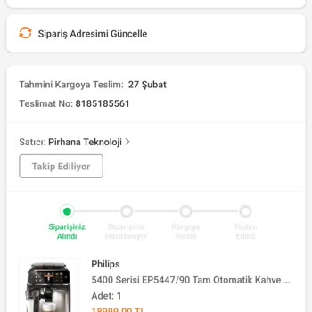 Trendyol'da Beklenen Kahve Makinesi Hayal Kırıklığı