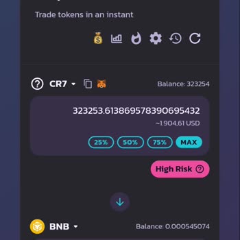 PancakeSwap Web3den Alınan Coin