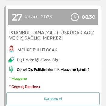 Sağlık Bakanlığı Üsküdar Ağız Ve Diş Sağlığı (diş Muayenesi)