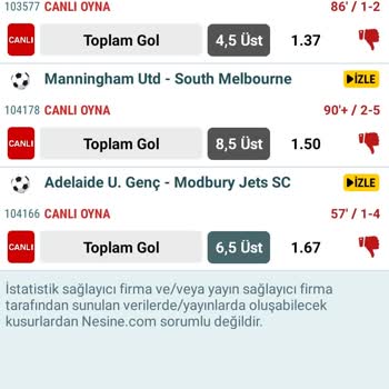 Spor Toto Teşkilatı 57 Maçın Kaybettiği