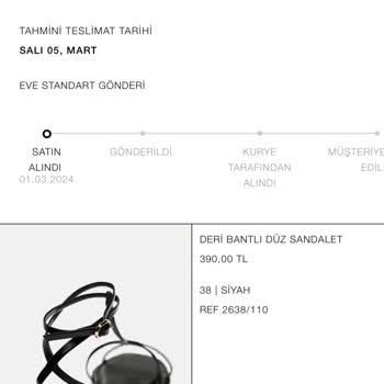 Zara Ödemeyi Tamamla Seçeneği Çıkmıyor