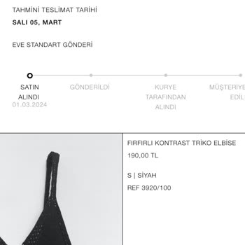 Zara Ödemeyi Tamamla Seçeneği Çıkmıyor