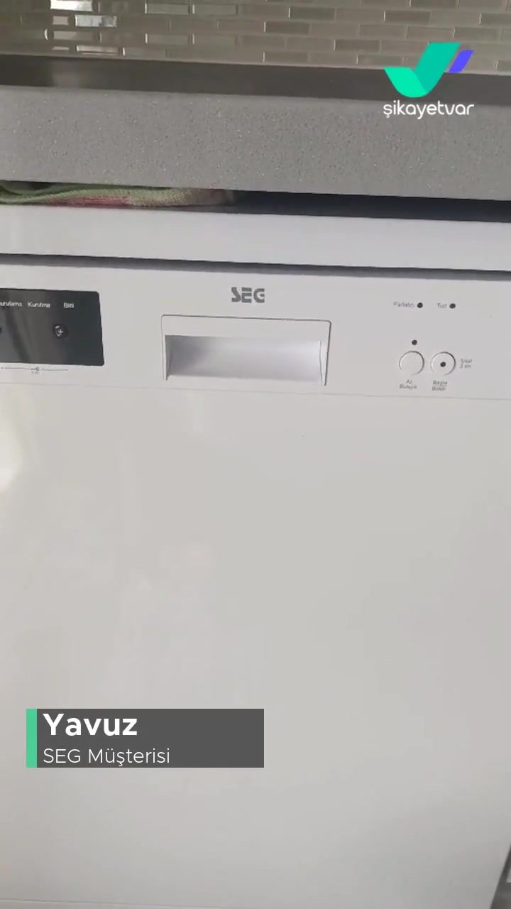 SEG Bulaşık Makinesi F2 Arızası Ve Bulaşıklar Kirli Çıkıyor videonun kapak resmi