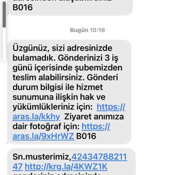 Aras Kargo Adreste Bulamadık İddiası Ve Tutarsız Mesajlarınız