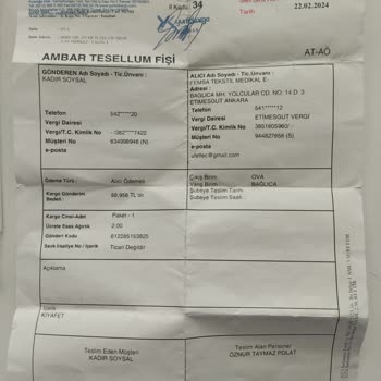 Cosa Uniform Cosa Üniforma İade Problemi