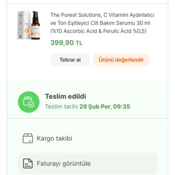 The Purest Solutions C Vitamini Serum Akmış