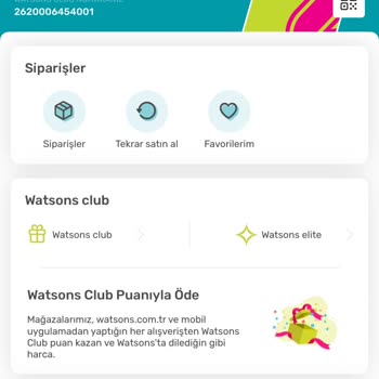 Watsons Kazanılan Puanın Kullanılma Sorunu