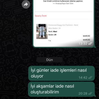 Bpm Online Store İade Mesajlarına Bakmıyorlar