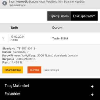 Braunshop.com.tr Evde IPL Hayal Kırıklığı Ve İletişim Sorunları