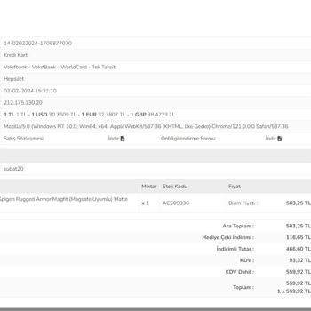 Spigen Olmayan Ürünü Satmak