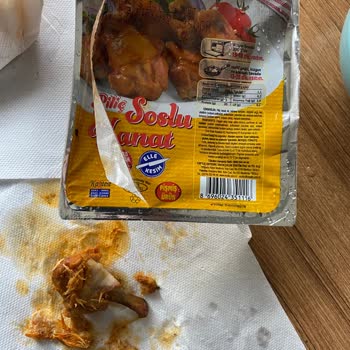 Erpiliç Soslu Piliç Kanat Şikayeti