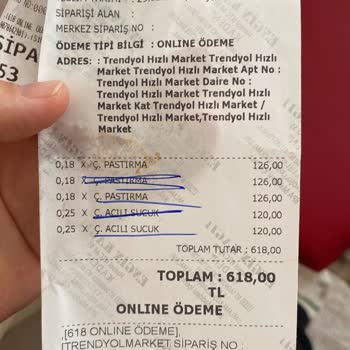 Trendyol/Köfteci Yusuf Order Discrepancy: Incorrect Weight & Refund Denied
