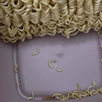 Knorr Noodle İçerisinden Canlı Kurt Çıktı