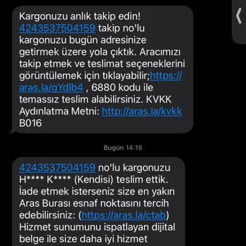 Aras Kargo Teslim Edilmeden Teslim Edildi Gösterilen Kargolar