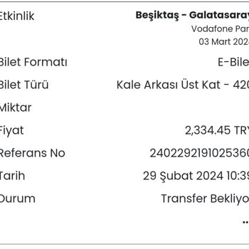 Banabilet.com 48 Saati Geçen Teslimat
