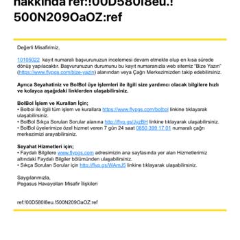 Pegasus İptal İşlemi Ve Puan İadesinde Yaşanan Sorunlar