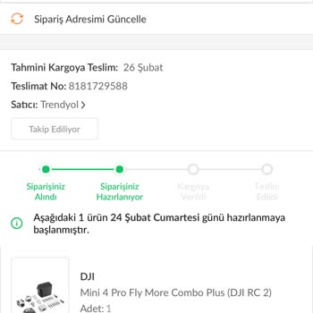 Trendyol Siparişi Göndermemesi Kargoya Vermemesi