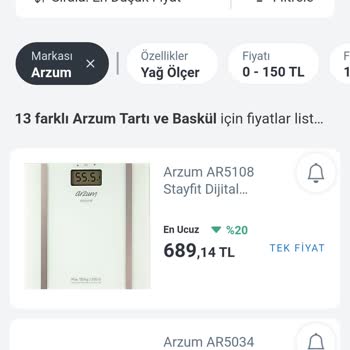 Arzum AR553 Baskül Yedek Parça Temin Edemiyorum.