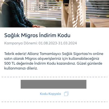 Migros Hediye Çekleri İçin Usulsüzlük Yapıyor.