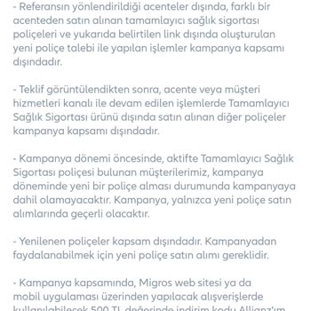 Migros Hediye Çekleri İçin Usulsüzlük Yapıyor.