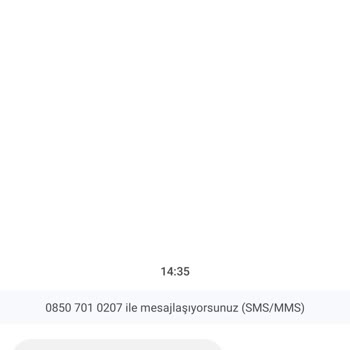 0850 701 02 07 Aktivasyon Kodu Mesajı