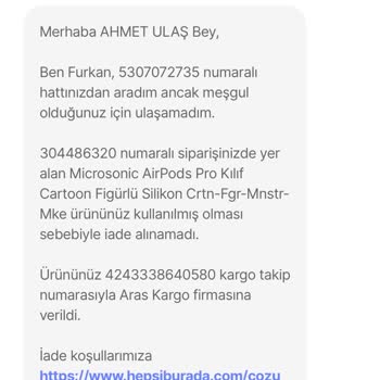 Hepsiburada Kullan At Airpods Kılıfı