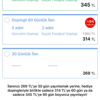 Sahibinden'e İlan Ücreti Ödediğim Halde Yeniden Ücret Talep Ettiler.