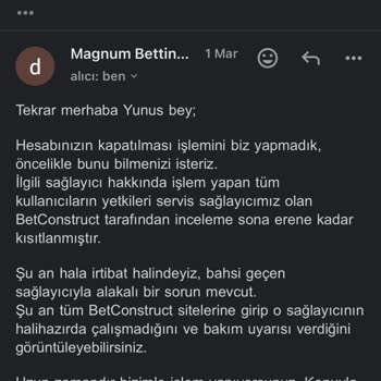 BetConstruct Hesabımı Askıya Aldı