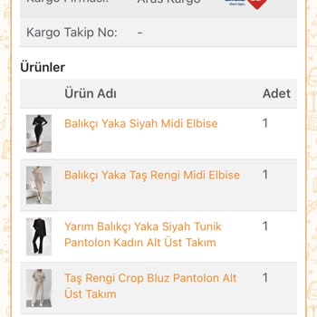 Nare Giyim Siparişim Ortada Yok