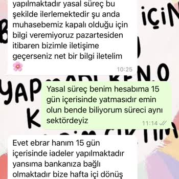 Emnora Paramızı Döndürüyor Araştırılmalı İade Sıkıntısı