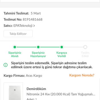Trendyol Taksit Deyip Tek Çekim Parası Alma