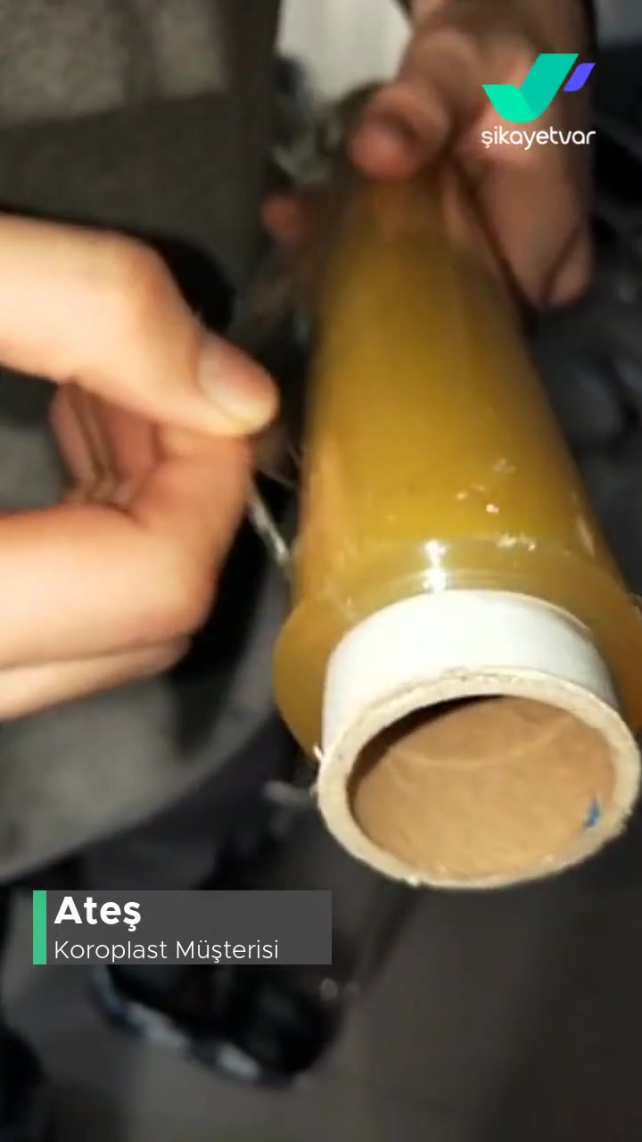 Koroplast Streç Film Bir Süre Sonra Yapışık Çıkmaya Başladı! videonun kapak resmi
