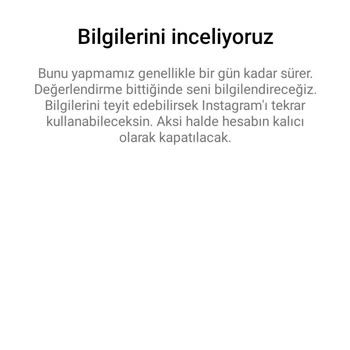 Instagram Hesabım Askıya Alındı