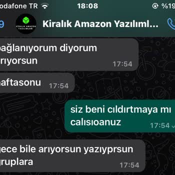 Amzyazilimlari.com Kiralık Amazon Yazılımları Paramı Aldı Hizmeti Vermiyor