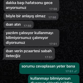 Amzyazilimlari.com Kiralık Amazon Yazılımları Paramı Aldı Hizmeti Vermiyor