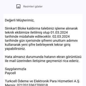 Bilgim Dışında Kesilen Turkcell Paycell Faturası