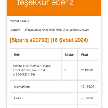 Kumtel Airfryer Hayal Kırıklığı