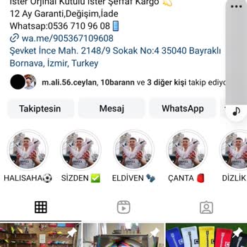 Kramponn.benim (Instagram) Üzerinden Krampon Siparişi Sorunu