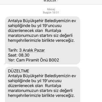 Antalya Büyükşehir Belediyesi Sürekli Mesajlardan Rahatsızlık Ve Şikayet Süreci