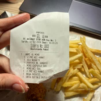 Popeyes Alınan Ürün Şikayeti