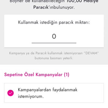 Boyner Online Da Çark Tan Kazandığım %25indirimi Kullanamıyorum