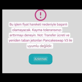 Pancakeswap Binance Borsası Portal Coin Satış Hatası!