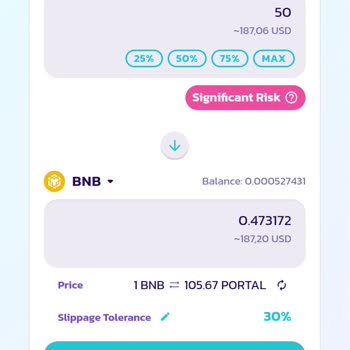 Pancakeswap Binance Borsası Portal Coin Satış Hatası!